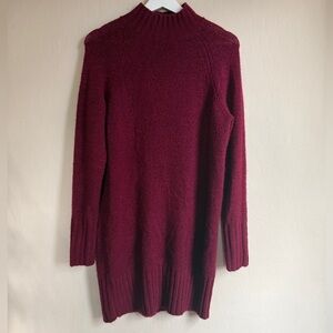 Express Deep Red Women's Turtleneck Sweater XS